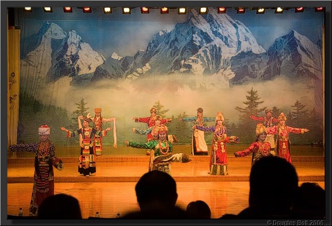 Image # 052, filename IMG_3380
ImageDescription: concert Tibetan Qiang ethnic songs
Make: Canon
Model: Canon EOS 5D
Orientation: Normal
XResolution: 240
YResolution: 240
ResolutionUnit: Inch
Software: Adobe Photoshop CS3 Windows
DateTime: 5/18/2007 6:25:48 PM
Copyright: © Douglas Bolt 2007
TimeZoneOffset: 65532, 65532
ExposureTime: 1/320 s
FNumber: F4.5
ExposureProgram: Aperture priority
ISOSpeedRatings: ISO 1250
ExifVersion: 2.21
DateTimeOriginal: 5/6/2007 9:13:19 PM
DateTimeDigitized: 5/6/2007 9:13:19 PM
ShutterSpeedValue: 1/320 sec (8.3 APEX)
ApertureValue: F4.5 (4.34 APEX)
ExposureBiasValue: -0.33 EV
MaxApertureValue: F4 (4 APEX)
MeteringMode: Multi-segment
Flash: No flash, compulsory flash suppression
FocalLength: 47 mm
ColorSpace: sRGB
ExifImageWidth: 640
ExifImageLength: 427
FocalPlaneXResolution: 3086.93
FocalPlaneYResolution: 3091.3
FocalPlaneResolutionUnit: Inch
CustomRendered: Normal process
ExposureMode: Auto
WhiteBalance: Auto
SceneCaptureType: Standard
ExifOffset: 308